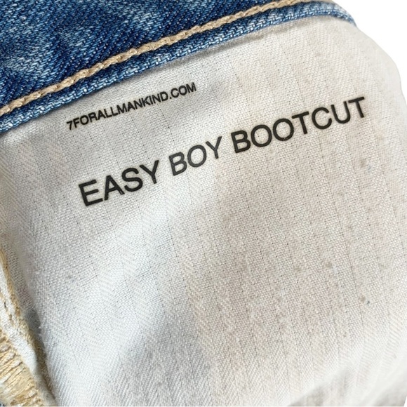 7 For All Mankind Easy Boot High Rise Flare Leg Jeans - Picture 10 of 11